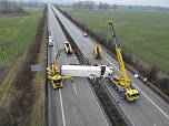 Bergung an der Unfallstelle (Foto: S. Dietzel) Bergung an der Unfallstelle (Foto: S. Dietzel)