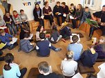 Die Oster&uuml;bernachtung im Kinder-Kirchen-Laden (Foto: Frank Tuschy)
