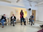 Wahlpodium mit Fragen der regionalen Wirtschaft (Foto: oas)