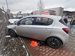 Unfall in Sondershausen (Foto: S.Dietzel)