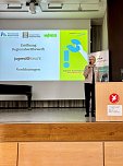 Junge Forscherinnen und Forscher pr&auml;sentieren ihre spannenden Projekte beim Regionalwettbewerb Jugend forscht Nordth&uuml;ringen an der Hochschule Nordhausen. (Foto: Tina Bergknapp)