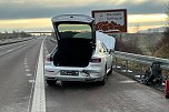 Autobahnunfall heute Vormittag (Foto: Feuerwehr Heringen/Silvio Dietzel)