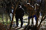 Spurensicherung am Fundort der &Uuml;berreste (Foto: S. Dietzel)