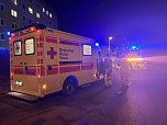 Fenstersturz gestern Abend in Nordhausen (Foto: S.Dietzel)