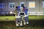 Fenstersturz gestern Abend in Nordhausen (Foto: S.Dietzel)