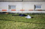 Fenstersturz gestern Abend in Nordhausen (Foto: S.Dietzel)