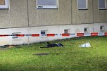 Fenstersturz gestern Abend in Nordhausen (Foto: S.Dietzel)