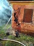 Brand im Schlosspark (Foto: S. Dietzel)