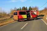 Feuer am Bahndamm bei Wollersleben und Wolkramshausen (Foto: S. Dietzel)