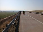 Unfall auf der A71 (Foto: S. Dietzel/Feuerwehr)