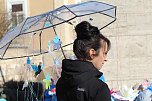 Einhundertundzwanzig Kindergartenkinder feierten mit ihren Erzieherinnen und Erziehern das 20. Jubil&auml;um des Schwefel-Sole-Heilbades Bad Langensalza mit einem Festumzug (Foto: Eva Maria Wiegand)