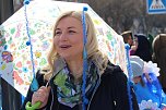 Einhundertundzwanzig Kindergartenkinder feierten mit ihren Erzieherinnen und Erziehern das 20. Jubil&auml;um des Schwefel-Sole-Heilbades Bad Langensalza mit einem Festumzug (Foto: Eva Maria Wiegand)