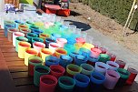 Einhundertundzwanzig Kindergartenkinder feierten mit ihren Erzieherinnen und Erziehern das 20. Jubil&auml;um des Schwefel-Sole-Heilbades Bad Langensalza mit einem Festumzug (Foto: Eva Maria Wiegand)