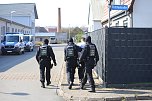 Hausdurchsuchung in der Fichtestra&szlig;e in Nordhausen (Foto: S.Dietzel)