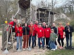 Gro&szlig;er Fr&uuml;hjahrsputz mit den FKK Wipperveilchen im Stadtpark in Bad Frankenhausen (Foto: Stadtverwaltung Bad Frankenhausen)