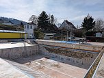Fr&uuml;hjahrsputz im Bergbad Sonnenblick (Foto: Janine Skara)