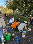 Kinder der "F&ouml;rstemann"Schule schm&uuml;ckten Brunnen m Kunsthaus  (Foto: Melissa Boss/ Sandra Kirchberg/ Melanie Pischel)