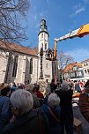 Feierliche Enth&uuml;llung der Bauernkriegss&auml;ule nach D&uuml;rers Pl&auml;nen (Foto: Christian Habel)