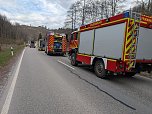 Motorradunfall bei Netzkater (Foto: S. Dietzel)