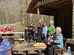 Wandergruppe im April (Foto: Wolfgang Lehmann)
