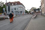 Auf der Baustelle an der alten Magnetkreuzung gehen die Arbeiten ihrem Ende entgegen (Foto: agl)