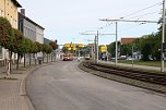 Auf der Baustelle an der alten Magnetkreuzung gehen die Arbeiten ihrem Ende entgegen (Foto: agl)
