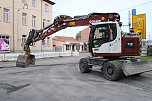 Auf der Baustelle an der alten Magnetkreuzung gehen die Arbeiten ihrem Ende entgegen (Foto: agl)