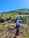 Susanne Walther beim Wettkampf in S&uuml;dafrika (Foto: Bowteam Nordhausen)