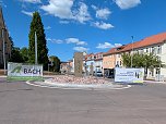 Nach 15 Monaten Bauzeit: Kreisverkehr in Sondershausen er&ouml;ffnet (Foto: Janine Skara)