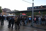 Peter Blei unterwegs auf dem Bahnhofsfest in Nordhausen (Foto: Peter Blei)