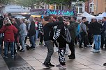 Peter Blei unterwegs auf dem Bahnhofsfest in Nordhausen (Foto: Peter Blei)
