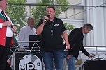Peter Blei unterwegs auf dem Bahnhofsfest in Nordhausen (Foto: Peter Blei)