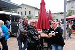 Peter Blei unterwegs auf dem Bahnhofsfest in Nordhausen (Foto: Peter Blei)