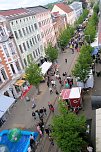 Peter Blei unterwegs auf dem Bahnhofsfest in Nordhausen (Foto: Peter Blei)