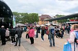 Peter Blei unterwegs auf dem Bahnhofsfest in Nordhausen (Foto: Peter Blei)