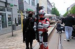 Peter Blei unterwegs auf dem Bahnhofsfest in Nordhausen (Foto: Peter Blei)