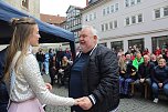 Empfang der Europacup-Siegerinnen in Bad Langensalza (Foto: Eva Maria Wiegand)