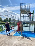 A....bombenmeisterschaft im Naturschwimmbad Heldrungen (Foto: Peter Ke&szlig;ler)