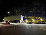 Lkw auf Abwegen im Kyffh&auml;userkreis (Foto: S. Dietzel)