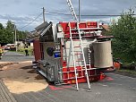 Unfall mit Feuerwehrauto (Foto: S.Dietzel)