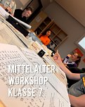 Den Alltag im Mittelalter n&auml;herte man sich auch k&uuml;nstlerisch (Foto: Oberschule Ellrich)