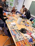 Den Alltag im Mittelalter n&auml;herte man sich auch k&uuml;nstlerisch (Foto: Oberschule Ellrich)