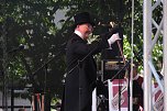 Peter Blei unterwegs auf dem Rolandsfest (Foto: Peter Blei)