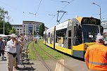 Schienencorso der Nordh&auml;user Stra&szlig;enbahn zum 55. Rolandsfest (Foto: agl)