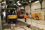 125 Jahre Stra&szlig;enbahn Nordhausen - Geburtstagsfeier im Depot (Foto: agl)
