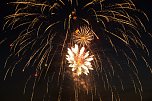 Gro&szlig;es Feuerwerk zum diesj&auml;hrigen Brunnenfest in Bad Langensalza (Foto: M.Osinzew)