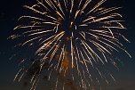 Gro&szlig;es Feuerwerk zum diesj&auml;hrigen Brunnenfest in Bad Langensalza (Foto: M.Osinzew)
