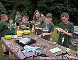 Gro&szlig;es Junior-Ranger-Camp im Nassetal: (Foto: Biosph&auml;renreservat Karstlandschaft  S&uuml;dharz)