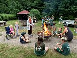 Gro&szlig;es Junior-Ranger-Camp im Nassetal: (Foto: Biosph&auml;renreservat Karstlandschaft  S&uuml;dharz)