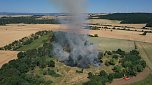 Brand bei Gro&szlig;furra (Foto: S.Dietzel)